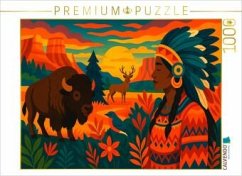Cover CALVENDO Puzzle Farben des Westens: Spirit of America   1000 Teile Lege-Größe 64x48cm Foto-Puzzle für glückliche Stunden