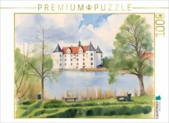 Cover CALVENDO Puzzle Schloss Glücksstadt   1000 Teile Lege-Größe 64x48cm Foto-Puzzle für glückliche Stunden