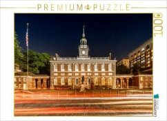 CALVENDO Puzzle Historische Independence Hall in Philadelphia   1000 Teile Lege-Größe 64x48cm Foto-Puzzle für glückliche