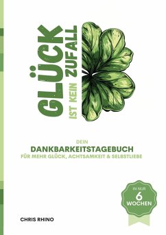 Cover Dankbarkeitstagebuch - Glück ist kein Zufall