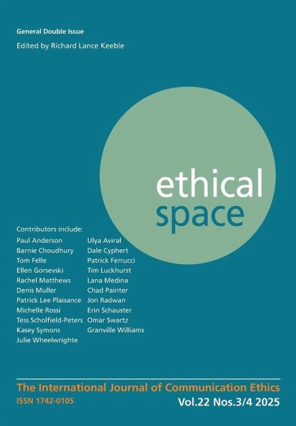 Ethical Space Vol. 22 Issue 3/4