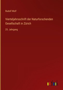 Cover Vierteljahrsschrift der Naturforschenden Gesellschaft in Zürich