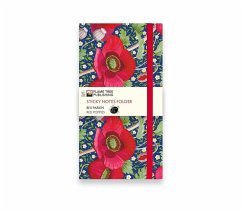 Cover Bex Parkin: Red Poppies Flame Tree Sticky Notes Folder