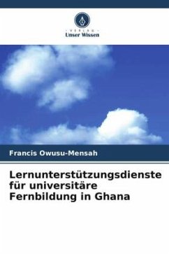 Cover Lernunterstützungsdienste für universitäre Fernbildung in Ghana