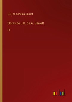Cover Obras de J.B. de A. Garrett