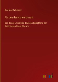 Cover Für den deutschen Mozart
