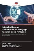 Introduction au traitement du langage naturel avec Python :