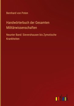 Cover Handwörterbuch der Gesamten Militärwissenschaften