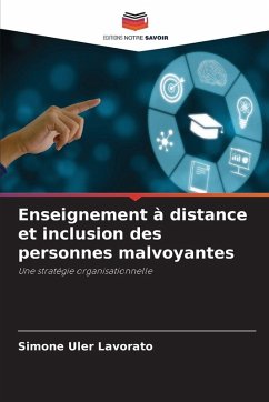Cover Enseignement à distance et inclusion des personnes malvoyantes