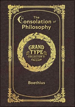 Cover Large Print - The Consolation of Philosophy - Grand Type Collector's Edition - Matte Hardcover with Dust Jacket