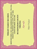 Wright Family Records. Buckingham County, Virginia. Births 1853-1896, Marriages 1758-1933, Personal Property Tax Lists 1782-1860, Census Records 1810-1900