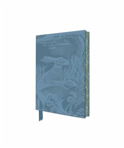 Cover Angela Harding: Rathlin Hares Artisan Art Pocket Notebook (Flame Tree Journals)