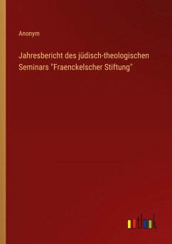 Cover Jahresbericht des jüdisch-theologischen Seminars 