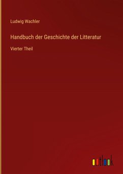 Cover Handbuch der Geschichte der Litteratur