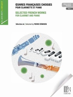 Cover Selected French Works for Clarinet and Piano, Volume 1