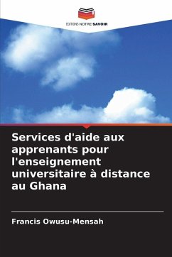 Cover Services d'aide aux apprenants pour l'enseignement universitaire à distance au Ghana
