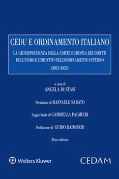 Cover CEDU e ordinamento italiano. giurisprudenza della CEDU e impatto nell'ordinamento interno -2020-2025 (eBook, ePUB)