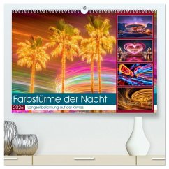 Farbstürme der Nacht (hochwertiger Premium Wandkalender 2026 DIN A2 quer), Kunstdruck in Hochglanz