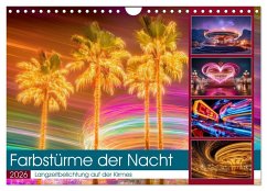 Farbstürme der Nacht (Wandkalender 2026 DIN A4 quer), CALVENDO Monatskalender