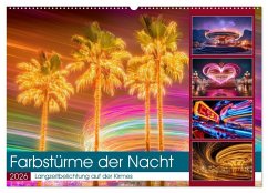 Farbstürme der Nacht (Wandkalender 2026 DIN A2 quer), CALVENDO Monatskalender