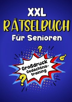 Cover XXL Rätselbuch für Senioren - Großdruck Gedächtnistraining