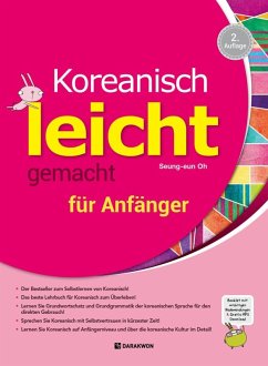 Cover Koreanisch leicht gemacht Anfänger A1-A2, 2nd ed. Kursbuch mit Audios