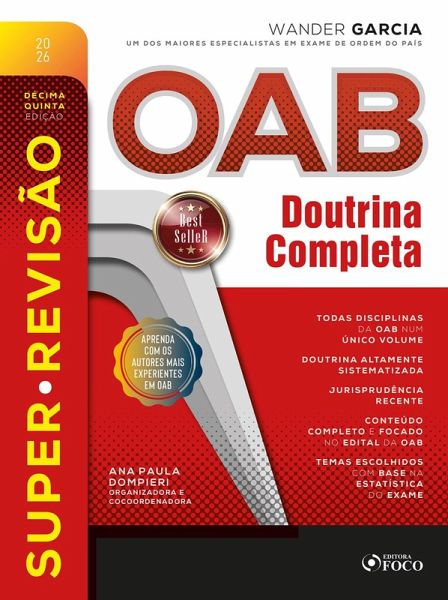 Super-Revisão OAB doutrina completa - 15. ed. - 2026 (eBook, ePUB)