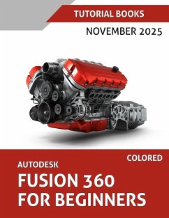 Cover Autodesk Fusion 360 For Beginners (November 2025) COLORED