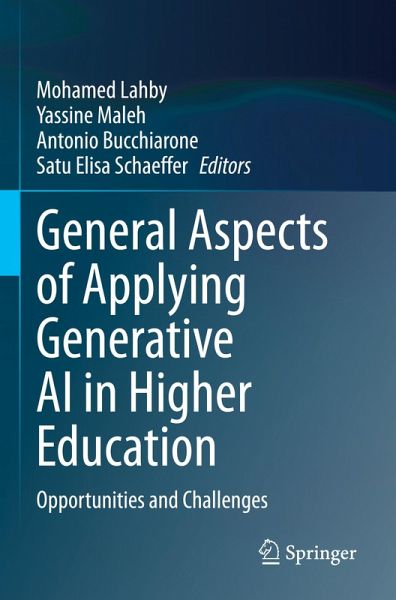 General Aspects of Applying Generative AI in Higher Education