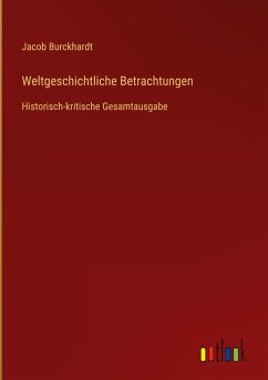 Cover Weltgeschichtliche Betrachtungen
