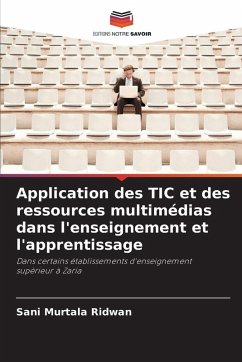 Cover Application des TIC et des ressources multimédias dans l'enseignement et l'apprentissage