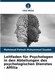Leitfaden für Psychologen in den Abteilungen des psychologischen Dienstes - Affilia