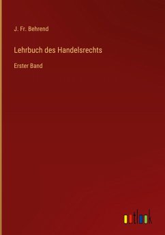 Lehrbuch des Handelsrechts Lehrbuch des Handelsrechts