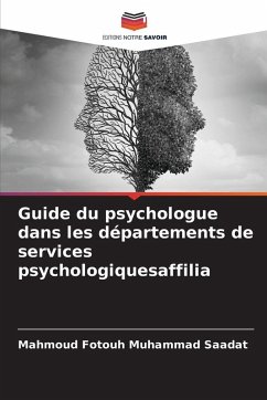 Cover Guide du psychologue dans les départements de services psychologiquesaffilia
