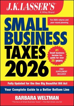 J.K. Lasser's Small Business Taxes 2026 (eBook, ePUB) - Weltman, Barbara