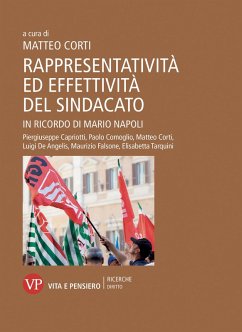 Cover Rappresentatività ed effettività del sindacato (eBook, PDF)