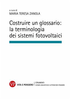 Cover Costruire un glossario: la terminologia dei sistemi fotovoltaici (eBook, PDF)