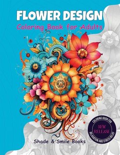 Cover Flower Design Coloring Book for Adults