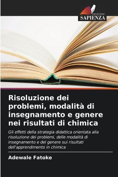 Cover Risoluzione dei problemi, modalità di insegnamento e genere nei risultati di chimica