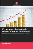 Programas formais de microfinanças no Maláui
