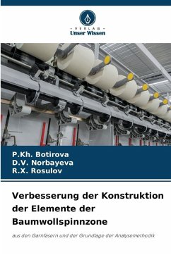 Cover Verbesserung der Konstruktion der Elemente der Baumwollspinnzone
