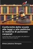 Conformità delle scuole alle leggi e alle politiche in materia di punizioni corporali