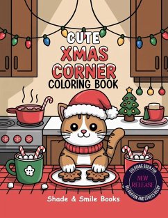 Cute Xmas Corner Coloring book - Books, Shade & Smile Cute Xmas Corner Coloring book - Books, Shade & Smile