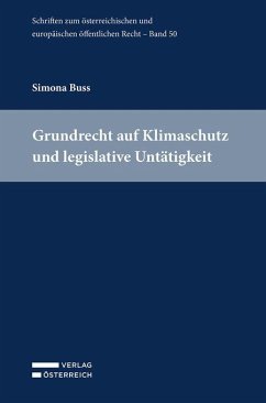Cover Grundrecht auf Klimaschutz und legislative Untätigkeit