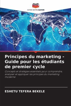 Cover Principes du marketing - Guide pour les étudiants de premier cycle
