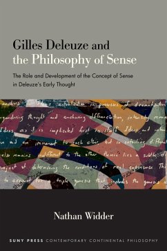 Cover Gilles Deleuze and the Philosophy of Sense (eBook, ePUB)