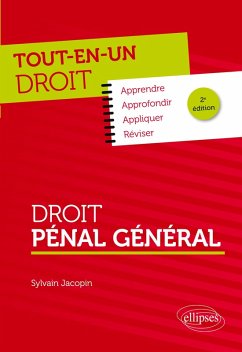 Cover Droit pénal général