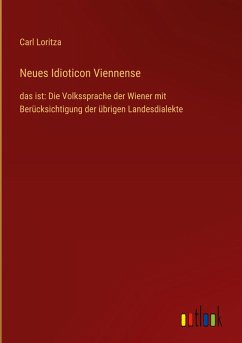 Cover Neues Idioticon Viennense