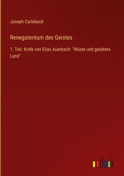 Renegatentum des Geistes