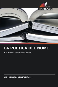Cover LA POETICA DEL NOME